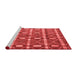 Modern Red Washable Rugs