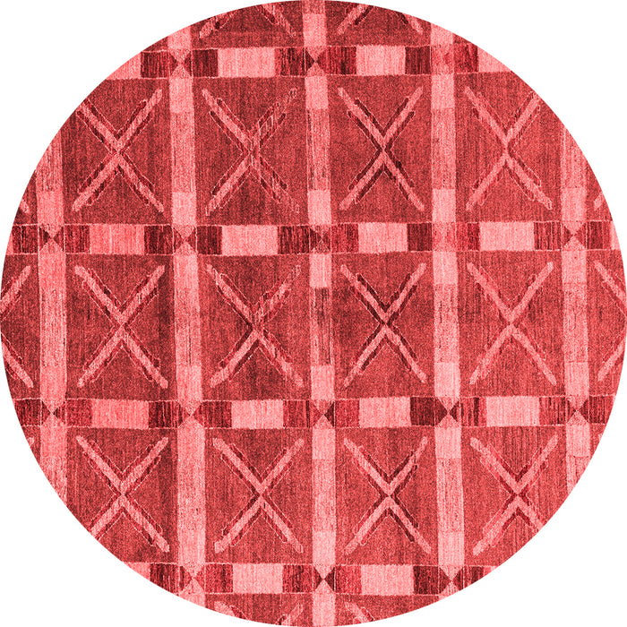 Machine Washable Oriental Red Modern Rug, wshabs4272red