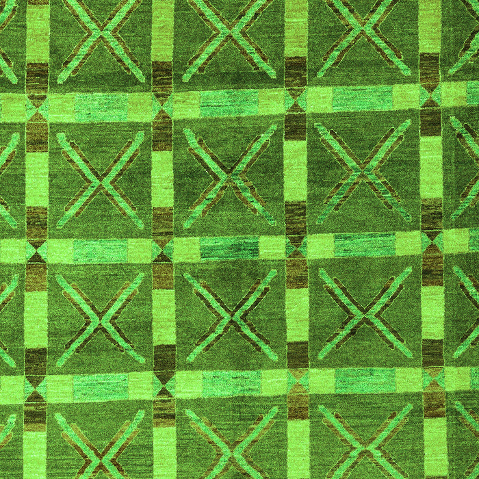 Oriental Green Modern Rug, abs4272grn
