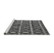 Sideview of Machine Washable Oriental Gray Modern Rug, wshabs4272gry