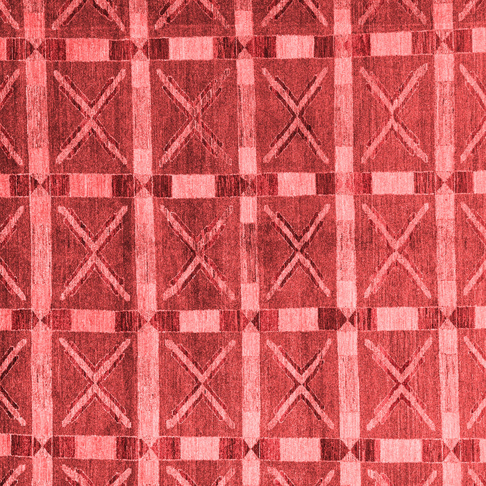 Machine Washable Oriental Red Modern Rug, wshabs4272red