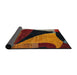 Sideview of Abstract Red Oriental Rug, abs4273