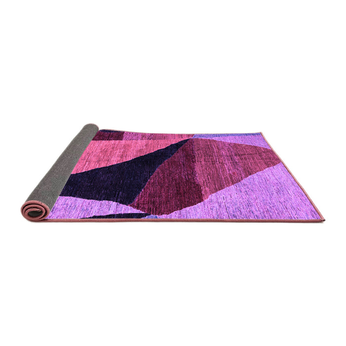 Sideview of Oriental Purple Modern Rug, abs4273pur