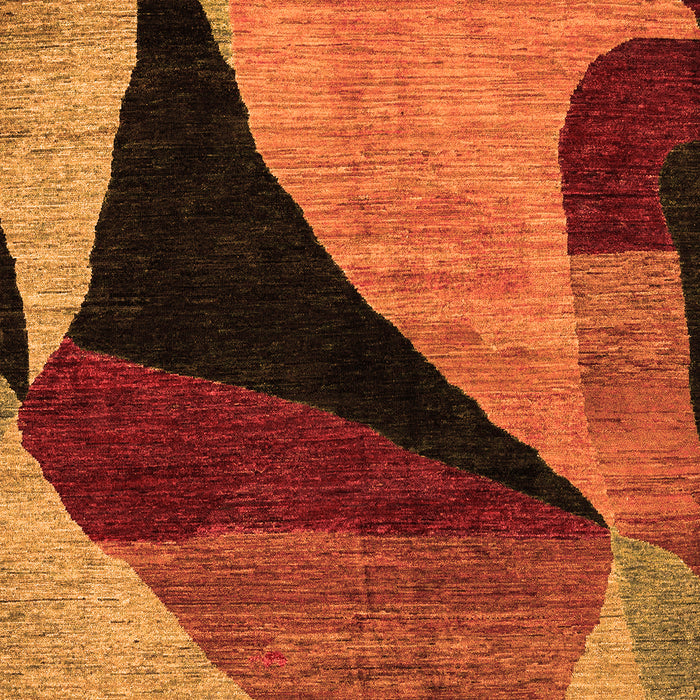 Oriental Orange Modern Rug, abs4273org