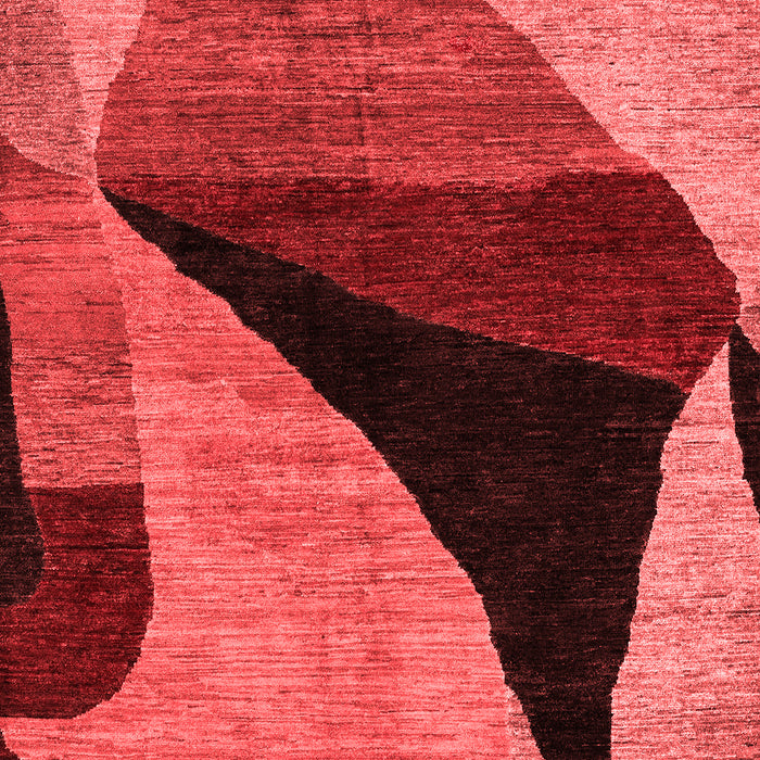 Oriental Red Modern Area Rugs