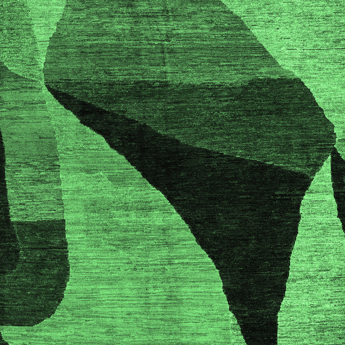 Oriental Emerald Green Modern Rug, abs4273emgrn