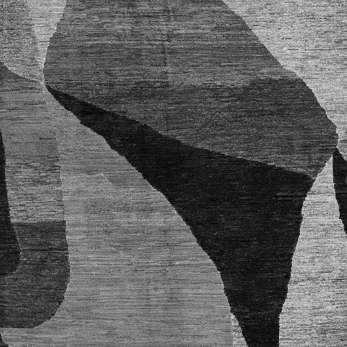 Machine Washable Oriental Gray Modern Rug, wshabs4273gry