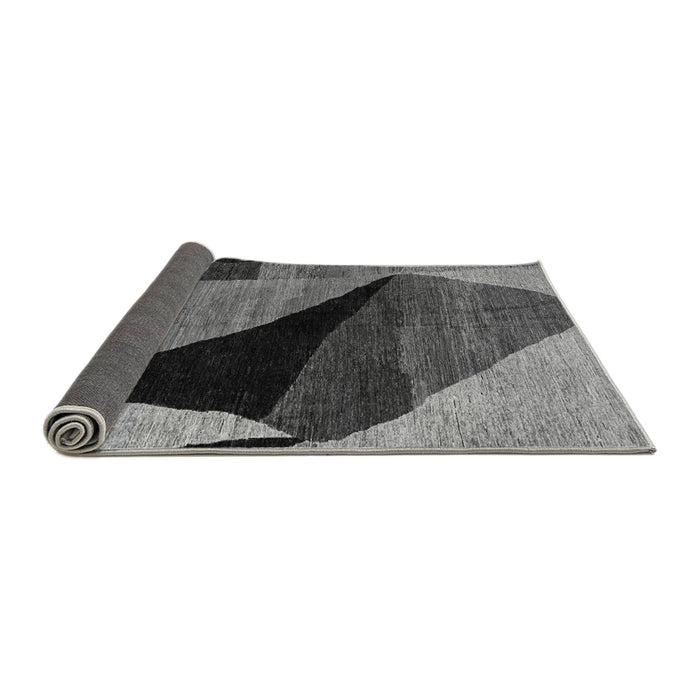 Sideview of Oriental Gray Modern Rug, abs4273gry
