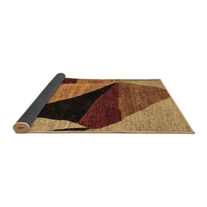 Sideview of Oriental Brown Modern Rug, abs4273brn