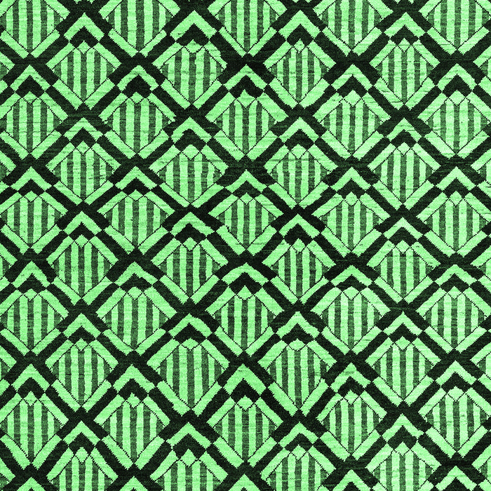 Machine Washable Abstract Emerald Green Modern Area Rugs, wshabs4274emgrn