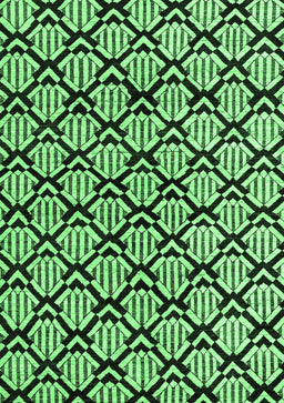 Abstract Emerald Green Modern Rug, abs4274emgrn