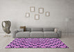 Machine Washable Abstract Purple Modern Area Rugs in a Living Room, wshabs4274pur