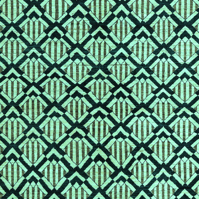 Abstract Turquoise Modern Rug, abs4274turq
