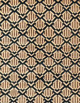 Abstract Burgundy Brown Modern Rug, abs4274