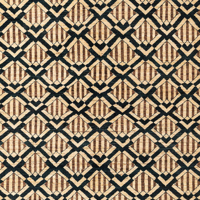 Abstract Burgundy Brown Modern Rug, abs4274