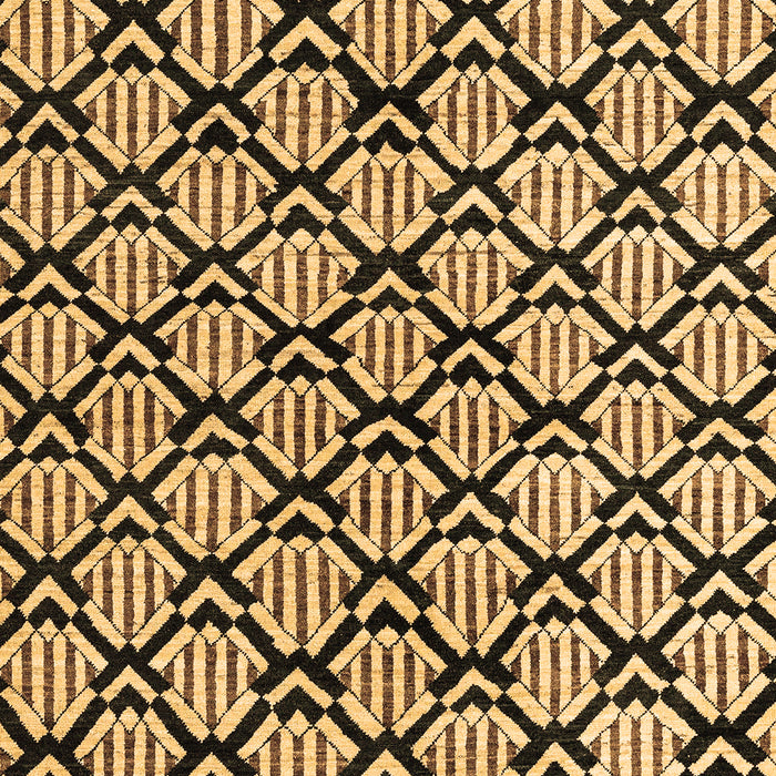 Machine Washable Abstract Brown Modern Rug, wshabs4274brn