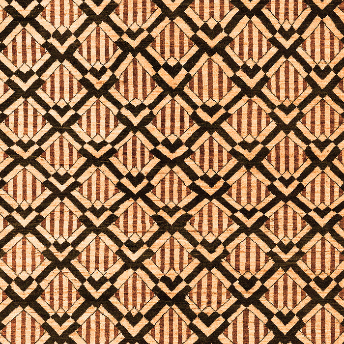 Abstract Orange Modern Rug, abs4274org