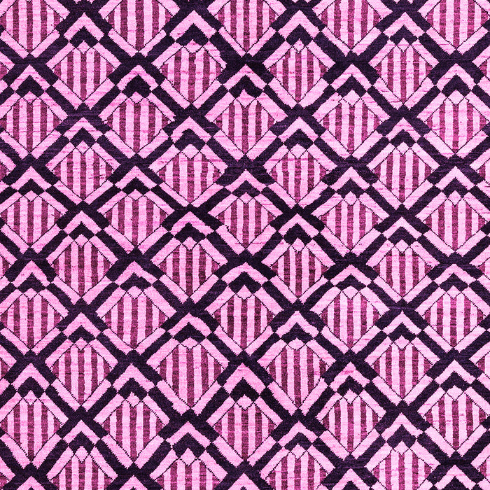Machine Washable Abstract Pink Modern Rug, wshabs4274pnk