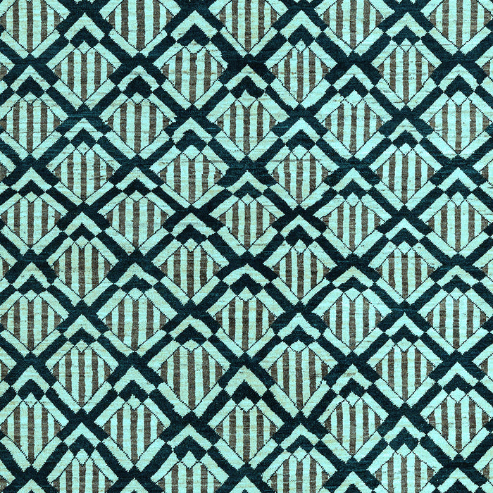 Abstract Light Blue Modern Rug, abs4274lblu