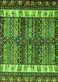 Abstract Green Modern Rug, abs4275grn