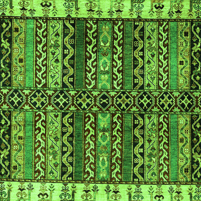 Abstract Green Modern Rug, abs4275grn