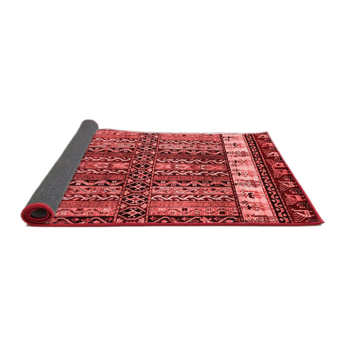 Abstract Red Modern Area Rugs