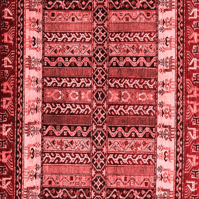 Machine Washable Abstract Red Modern Rug, wshabs4275red