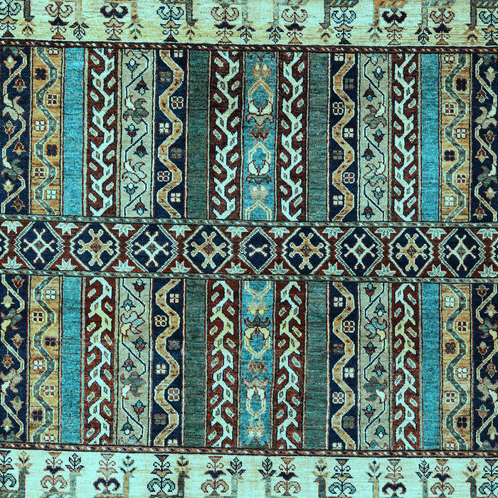 Abstract Light Blue Modern Rug, abs4275lblu