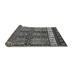 Sideview of Abstract Gray Modern Rug, abs4275gry