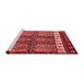 Modern Red Washable Rugs