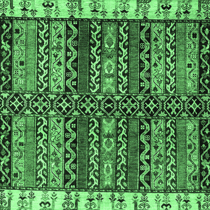 Machine Washable Abstract Emerald Green Modern Area Rugs, wshabs4275emgrn