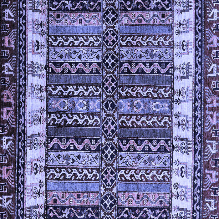 Square Machine Washable Abstract Blue Modern Rug, wshabs4275blu