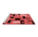 Modern Red Washable Rugs