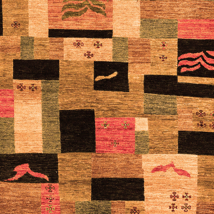 Abstract Orange Modern Rug, abs4276org