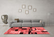 Modern Red Washable Rugs