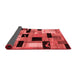 Abstract Red Modern Area Rugs