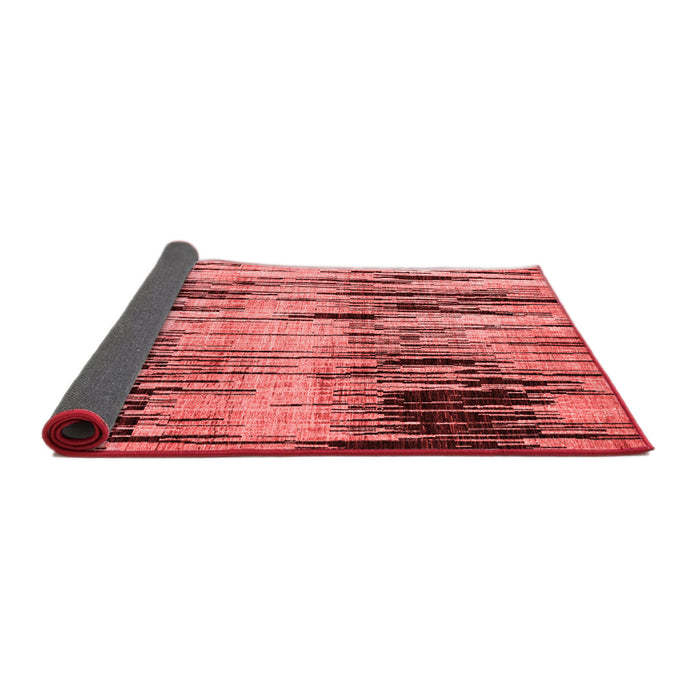 Abstract Red Modern Area Rugs