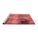 Modern Red Washable Rugs