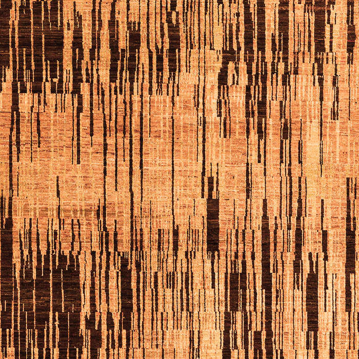 Abstract Orange Modern Rug, abs4277org