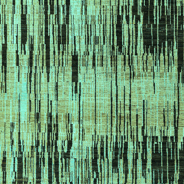 Machine Washable Abstract Turquoise Modern Area Rugs, wshabs4277turq