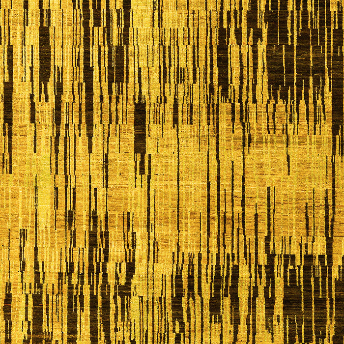 Machine Washable Abstract Yellow Modern Rug, wshabs4277yw