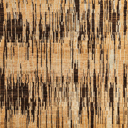 Sideview of Machine Washable Abstract Red Brown Rug, wshabs4277