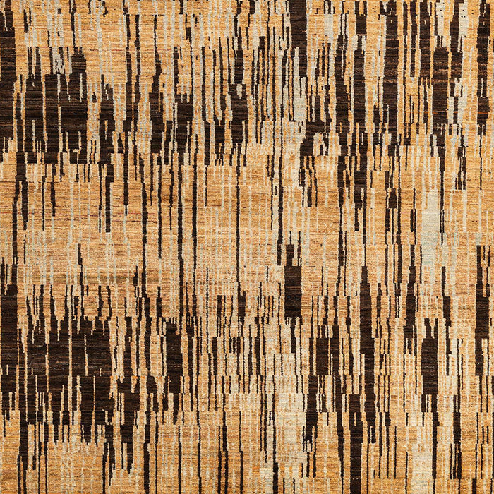 Sideview of Machine Washable Abstract Red Brown Rug, wshabs4277