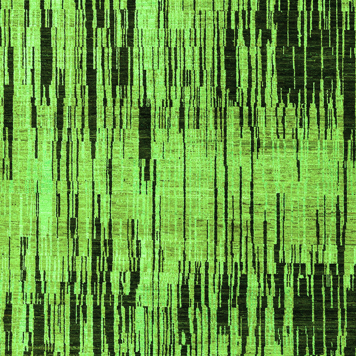 Abstract Green Modern Rug, abs4277grn