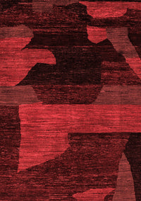 Abstract Red Modern Rug, abs4278red