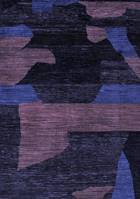 Abstract Blue Modern Rug, abs4278blu