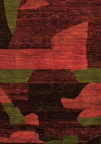 Abstract Orange Modern Rug, abs4278org