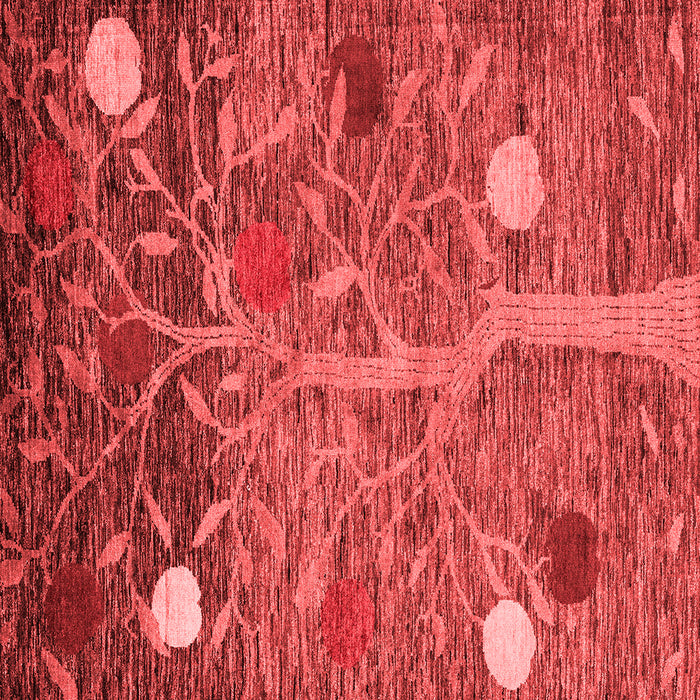 Abstract Red Modern Rug, abs4279red