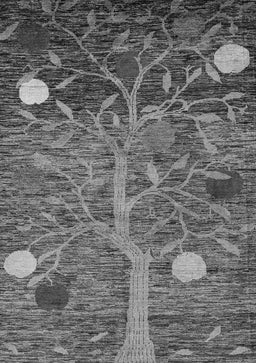 Abstract Gray Modern Rug, abs4279gry