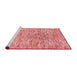 Modern Red Washable Rugs